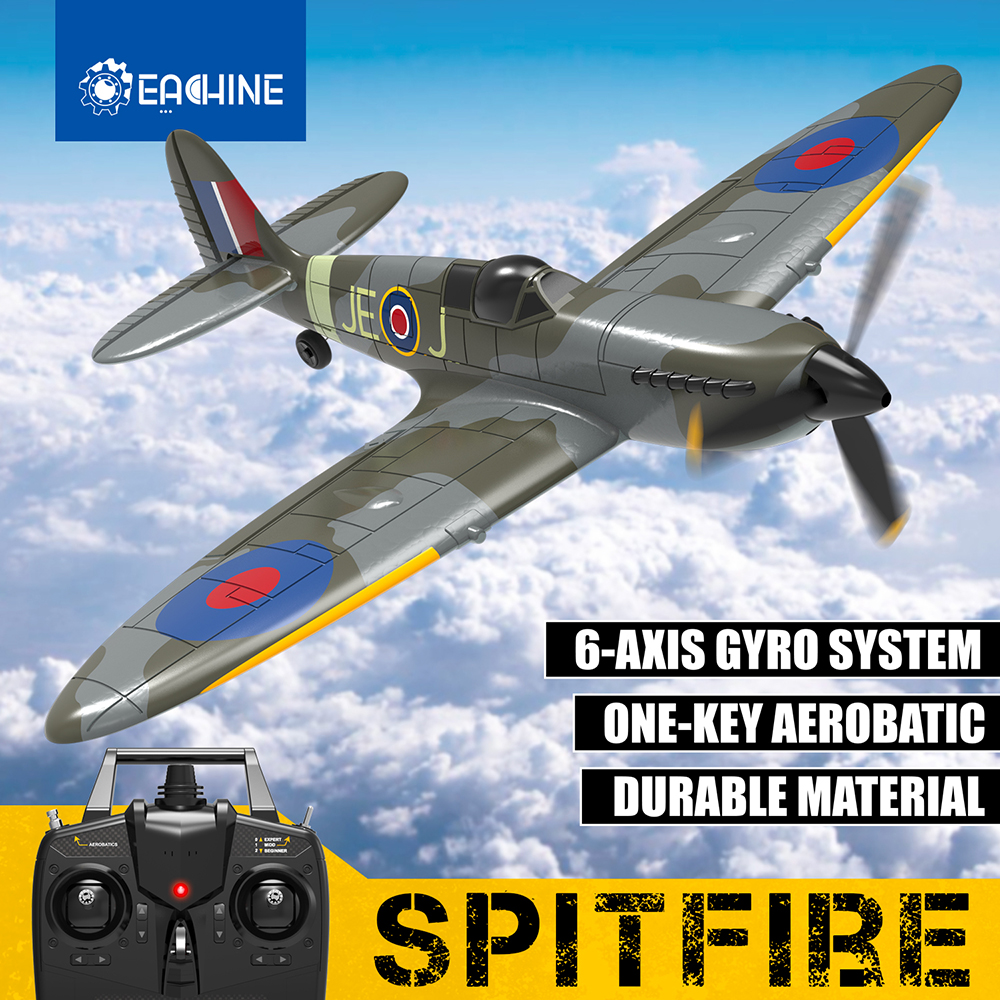 Eachine-Spitfire-V2-24-GHz-EPP-400mm-Spannweite-6-Achsen-Gyro-One-Key-U-Turn-Kunstflug-Mini-RC-Flugz-1913501-2